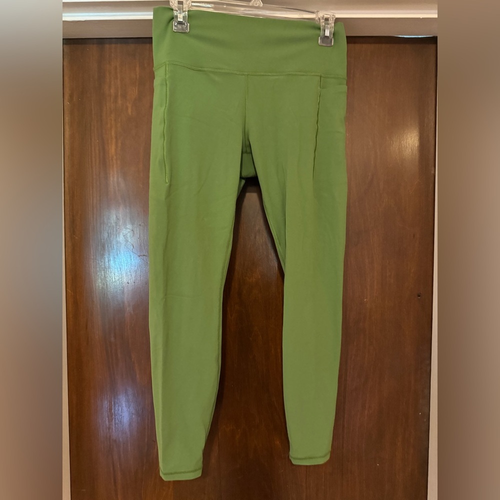 Athleta Green Leggings - Size L